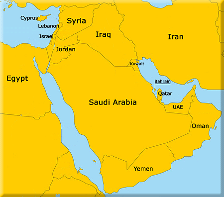 Hasil gambar untuk Saudi yemen map