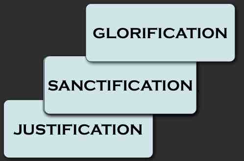 sanctification justification glorification salvation stages part bible eternal refer words